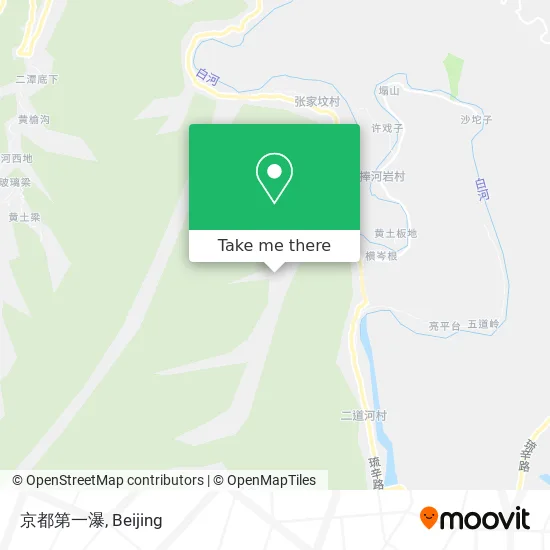 京都第一瀑 map