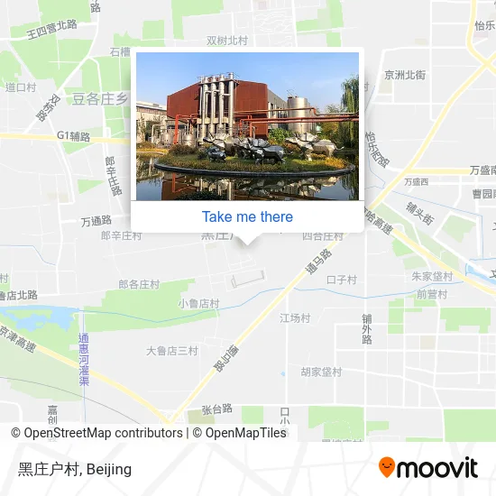 黑庄户村 map
