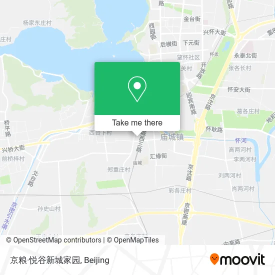 京粮·悦谷新城家园 map