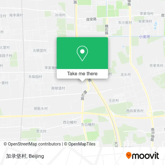 加录垡村 map