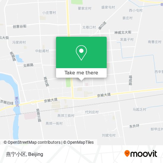 燕宁小区 map