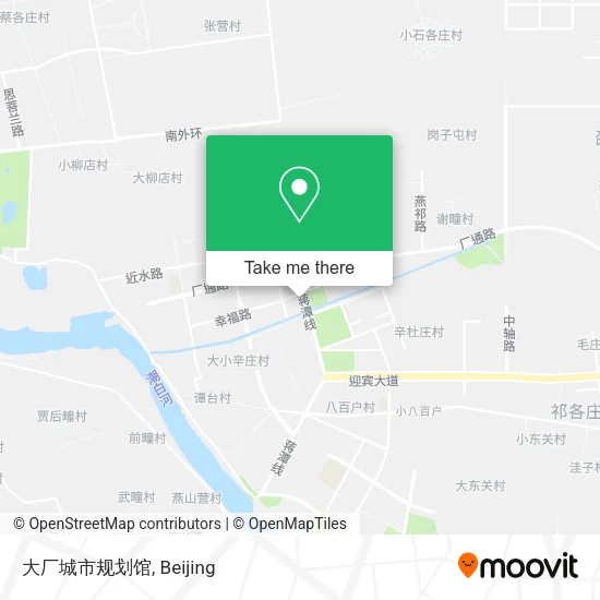 大厂城市规划馆 map