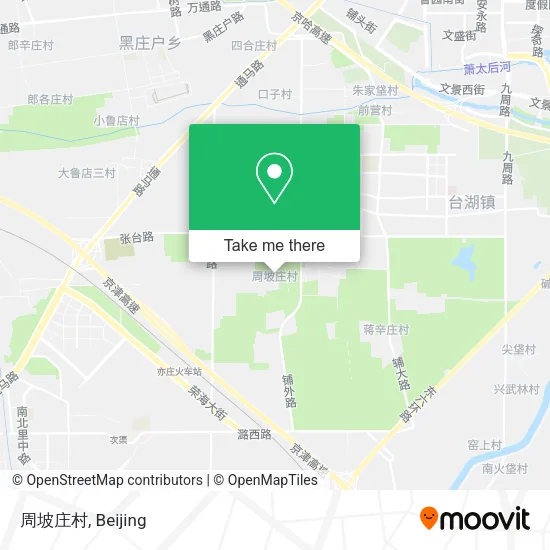 周坡庄村 map