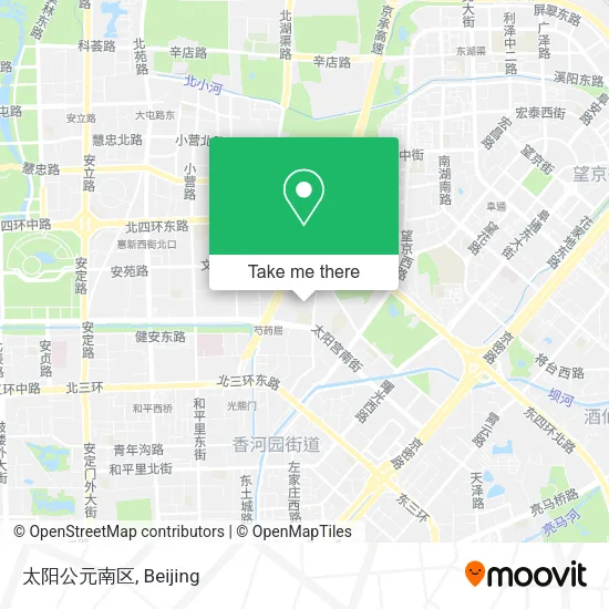 太阳公元南区 map