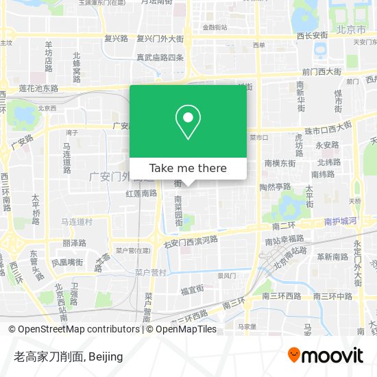老高家刀削面 map