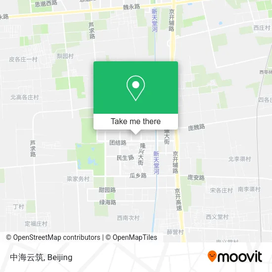 中海云筑 map