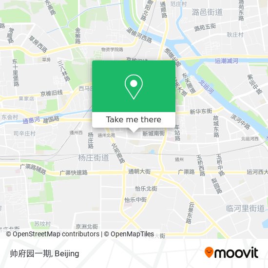 帅府园一期 map