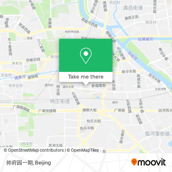 帅府园一期 map
