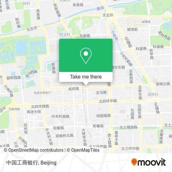 中国工商银行 map