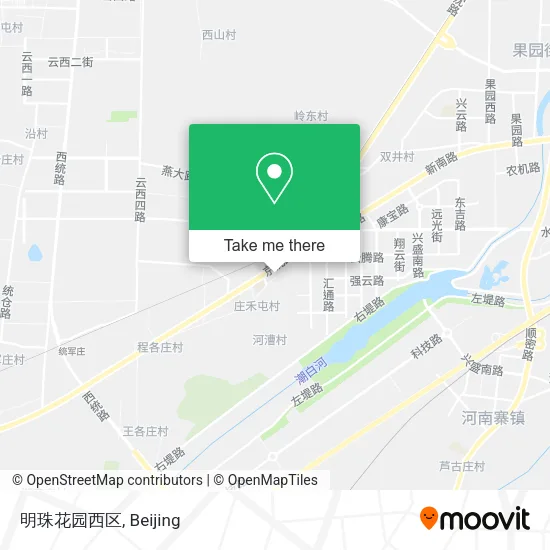 明珠花园西区 map