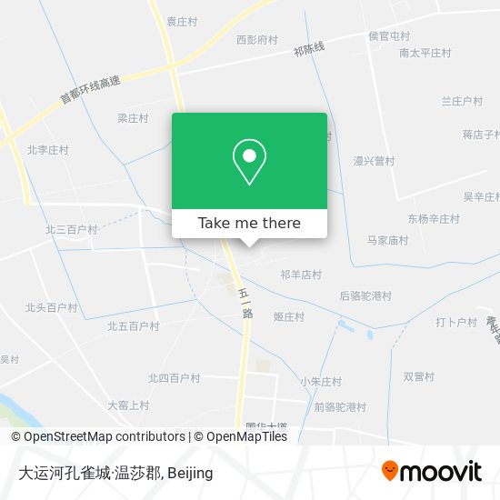 大运河孔雀城·温莎郡 map