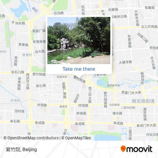 紫竹院 map