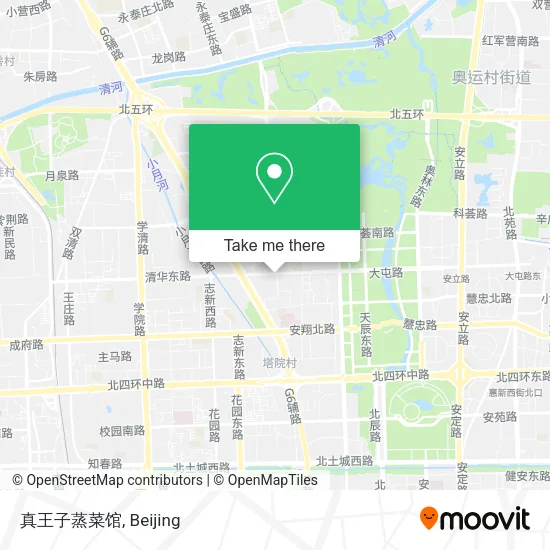 真王子蒸菜馆 map