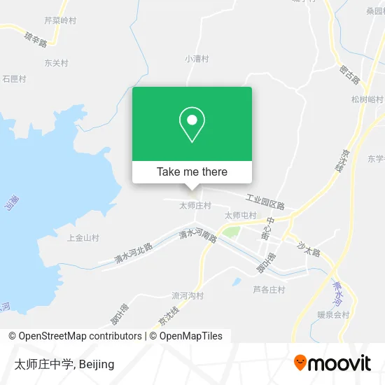 太师庄中学 map