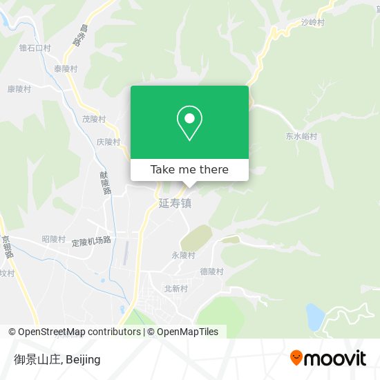 御景山庄 map