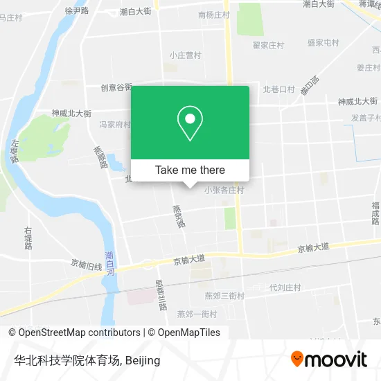 华北科技学院体育场 map