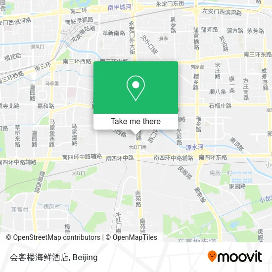 会客楼海鲜酒店 map