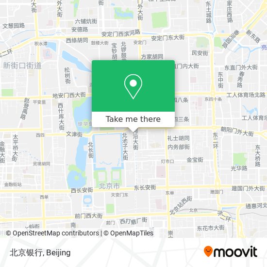 北京银行 map