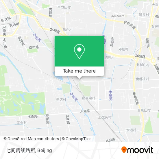 七间房线路所 map