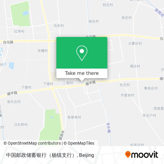 中国邮政储蓄银行（杨镇支行） map