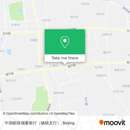 中国邮政储蓄银行（杨镇支行） map