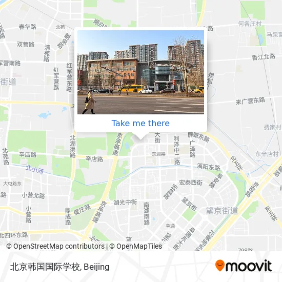 北京韩国国际学校 map