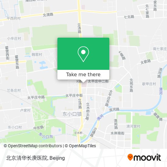 北京清华长庚医院 map