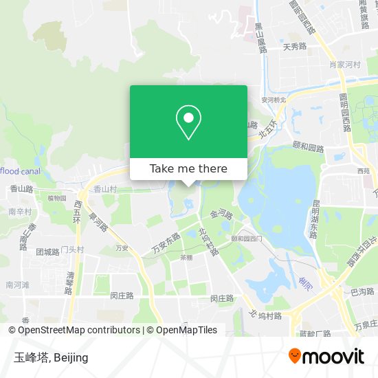 玉峰塔 map