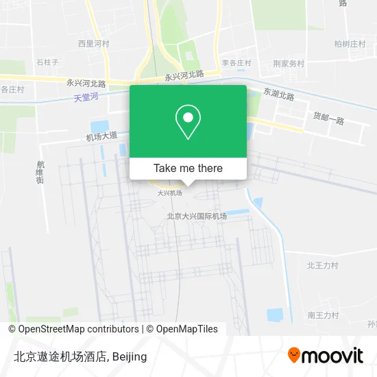 北京遨途机场酒店 map