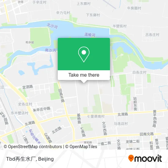 Tbd再生水厂 map