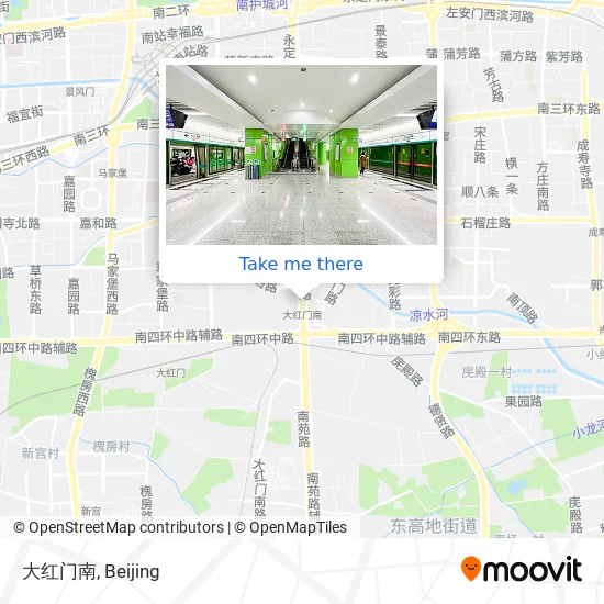 大红门南 map