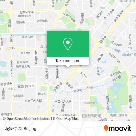 花家怡园 map