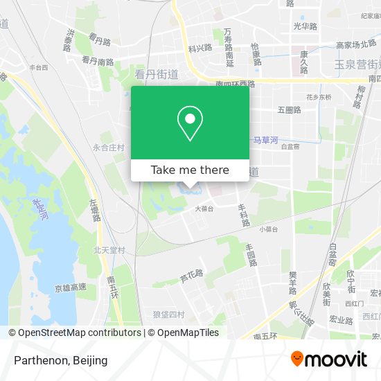 Parthenon map