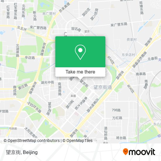 望京街 map