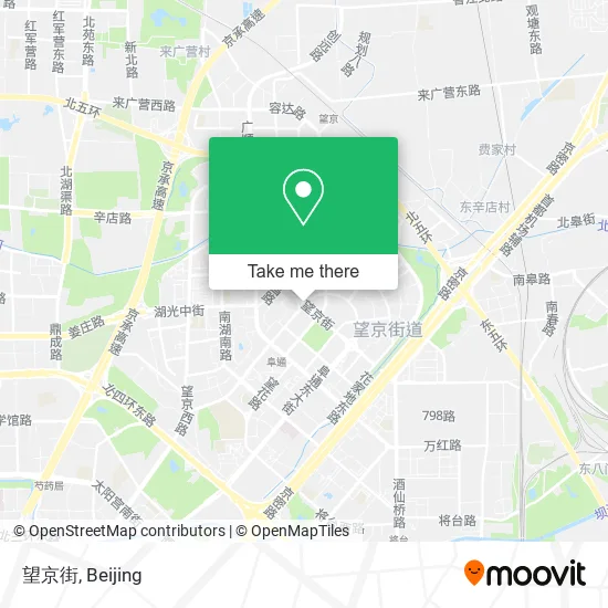 望京街 map