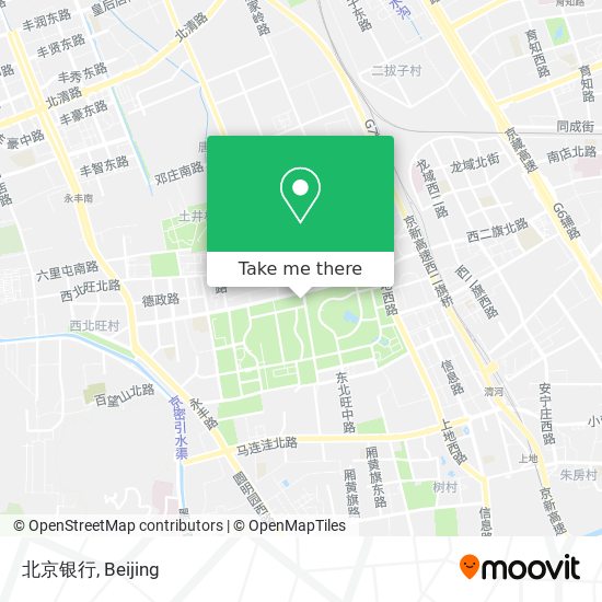 北京银行 map