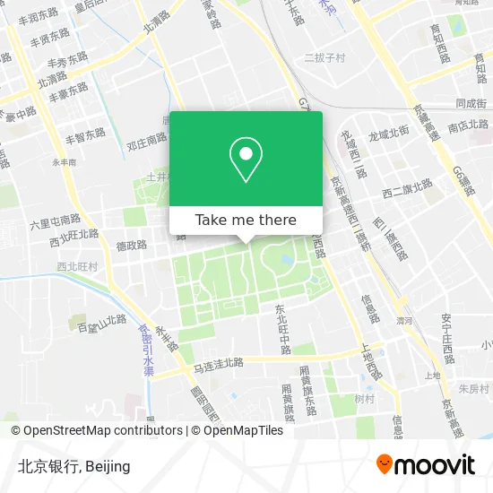 北京银行 map