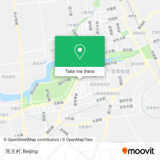 民主村 map