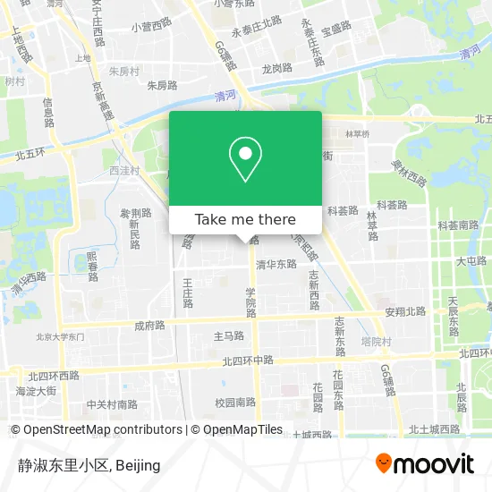 静淑东里小区 map