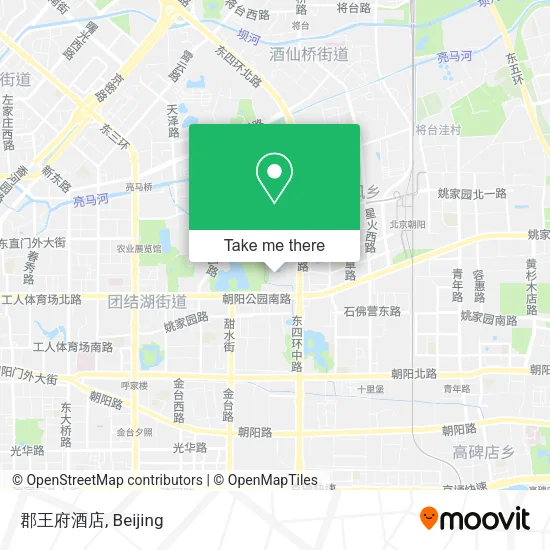 郡王府酒店 map