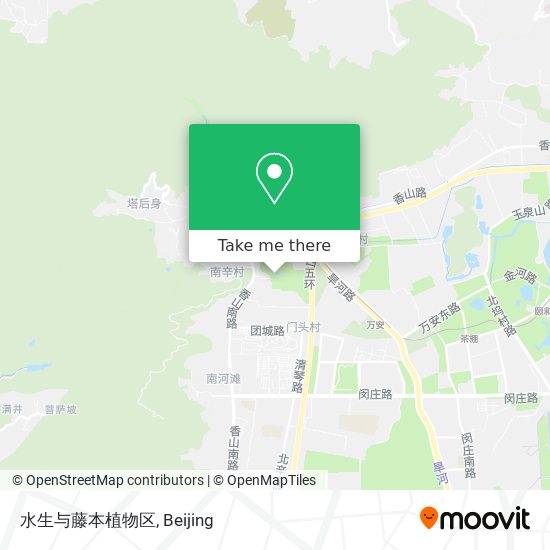 水生与藤本植物区 map