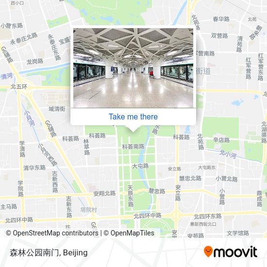 森林公园南门 map
