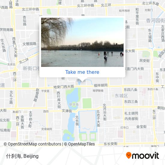 什刹海 map