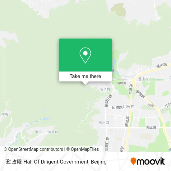 勤政殿 Hall Of Diligent Government map