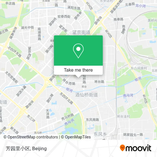 芳园里小区 map