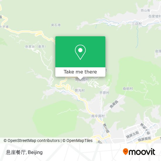 悬崖餐厅 map