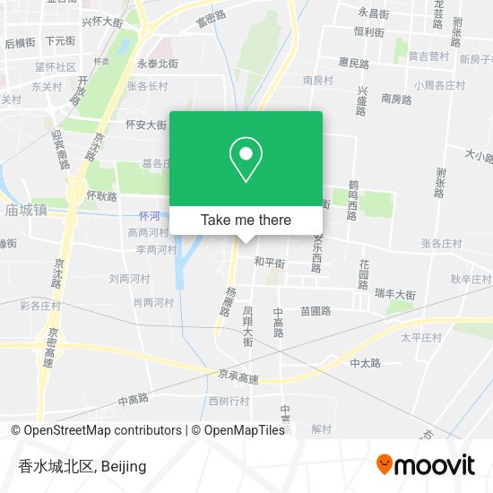 香水城北区 map