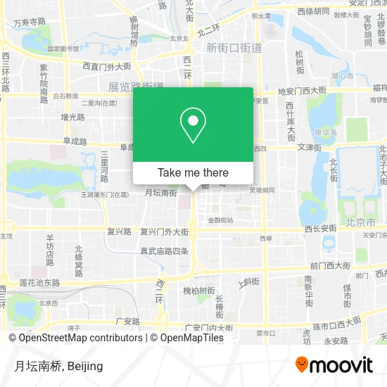 月坛南桥 map