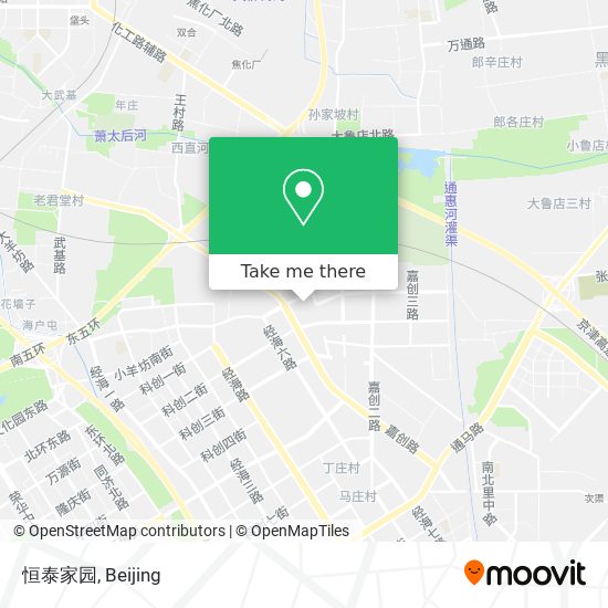恒泰家园 map