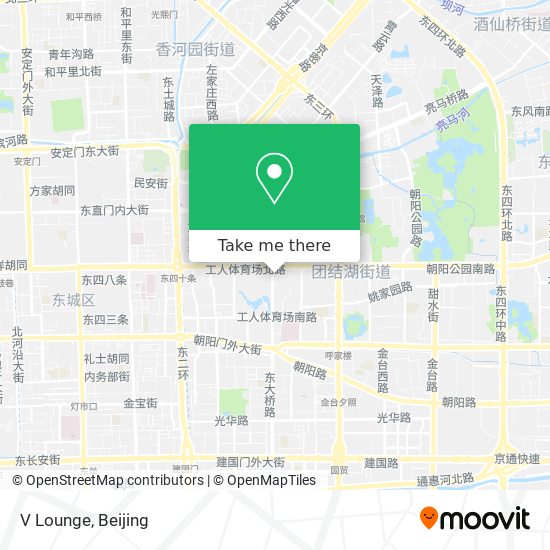 V Lounge map